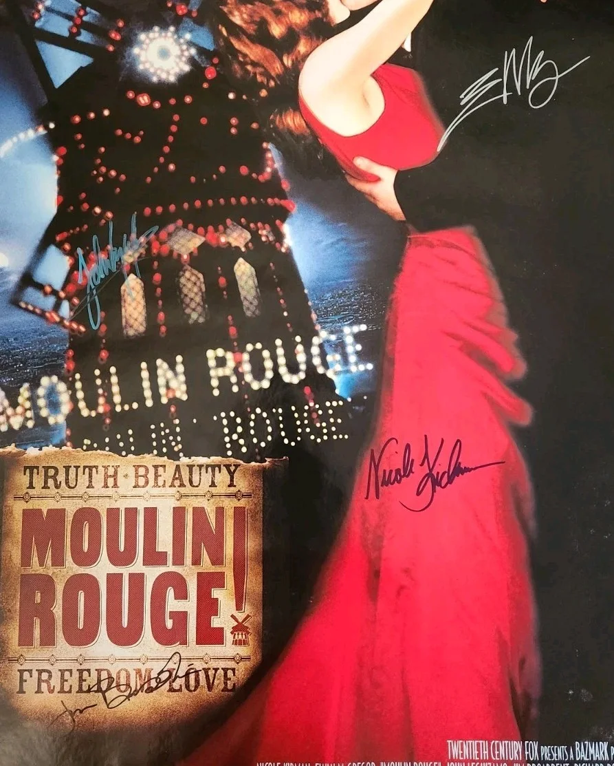 Moulin Rouge Movie Poster Cast-Signed by Nicole Kidman and Ewan McGregor, изображение 2