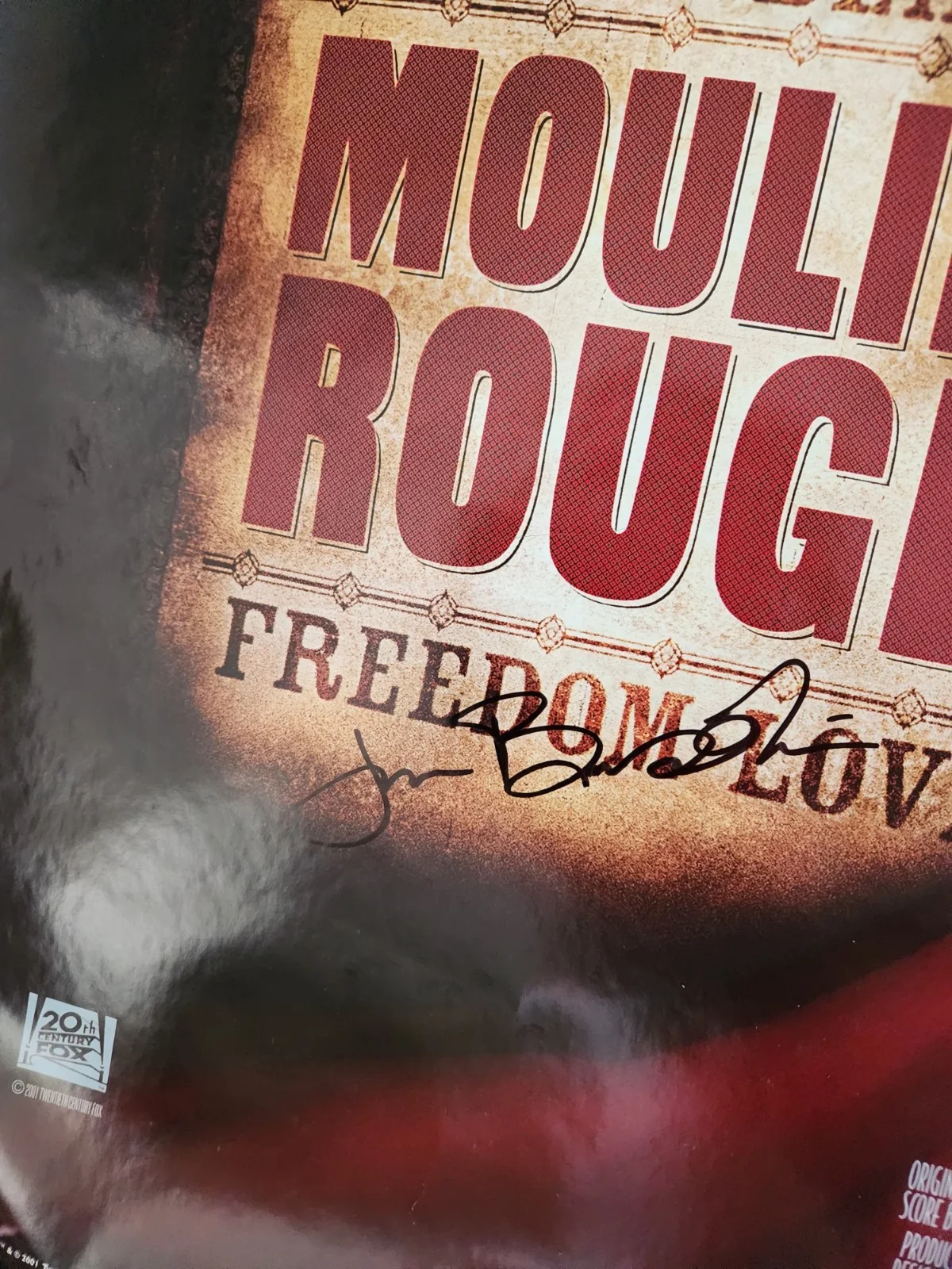 Moulin Rouge Movie Poster Cast-Signed by Nicole Kidman and Ewan McGregor, изображение 5