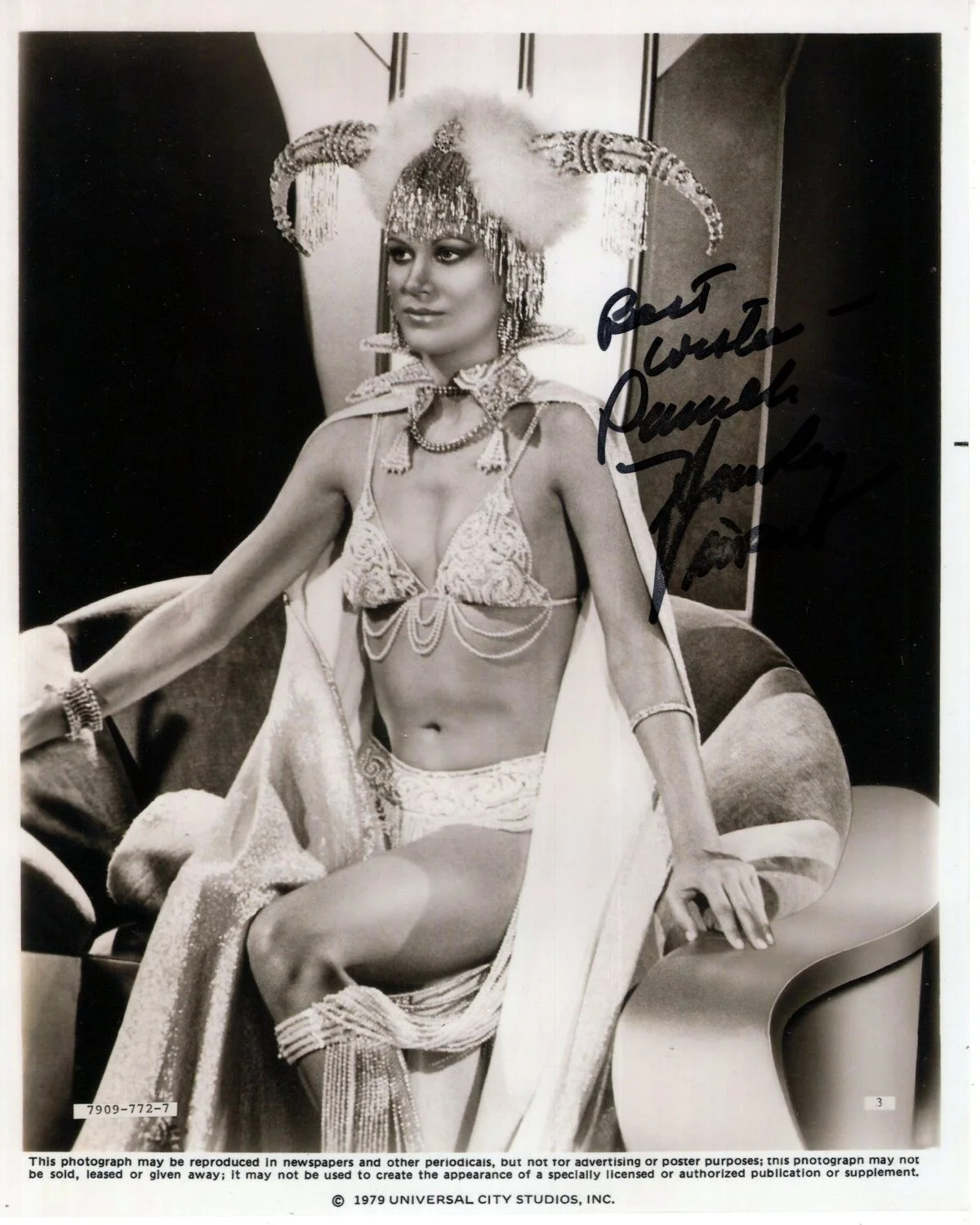 Pamela Hensley Vincent — PAMELA HENSLEY VINCENT Signed Autographed 8x10 BUCK ROGERS PRINCESS ARDALA Photo