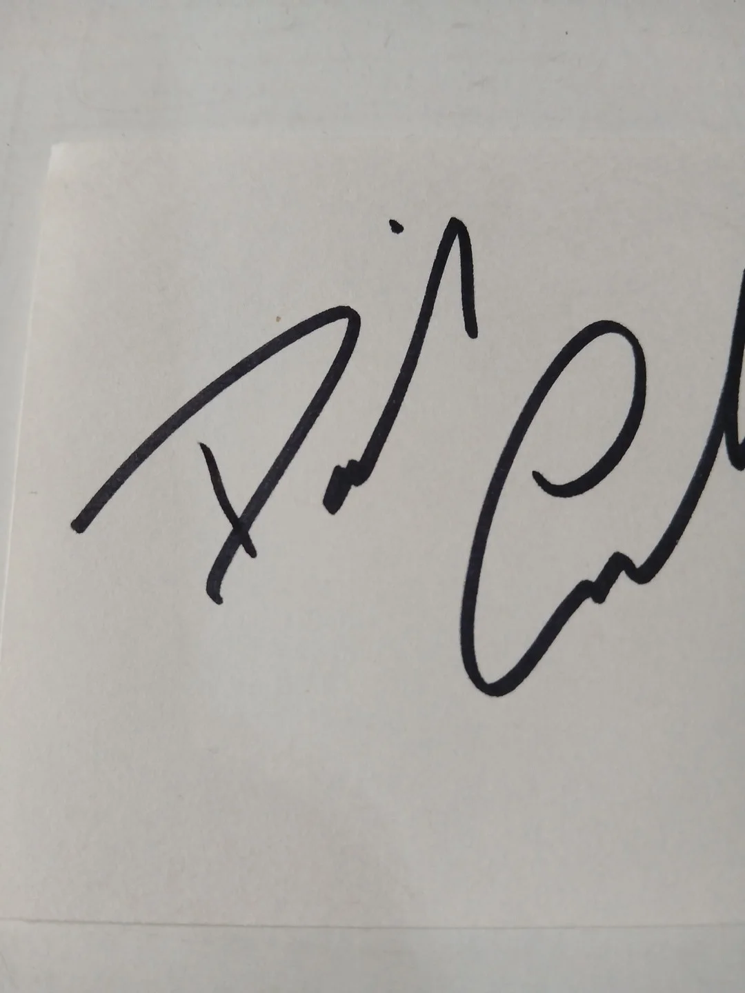 David Caradine — David Carradine Signed Autographed 4x6 Card Legendary Kung Fu Master & Kill Bill, изображение 2