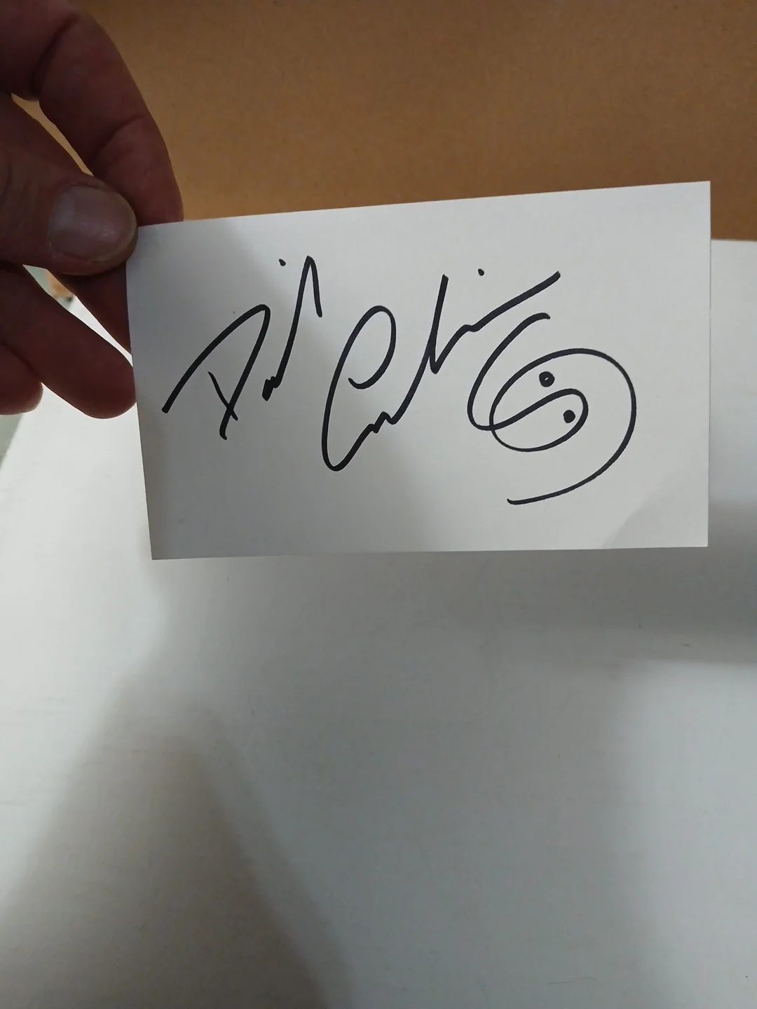 David Caradine — David Carradine Signed Autographed 4x6 Card Legendary Kung Fu Master & Kill Bill, изображение 5