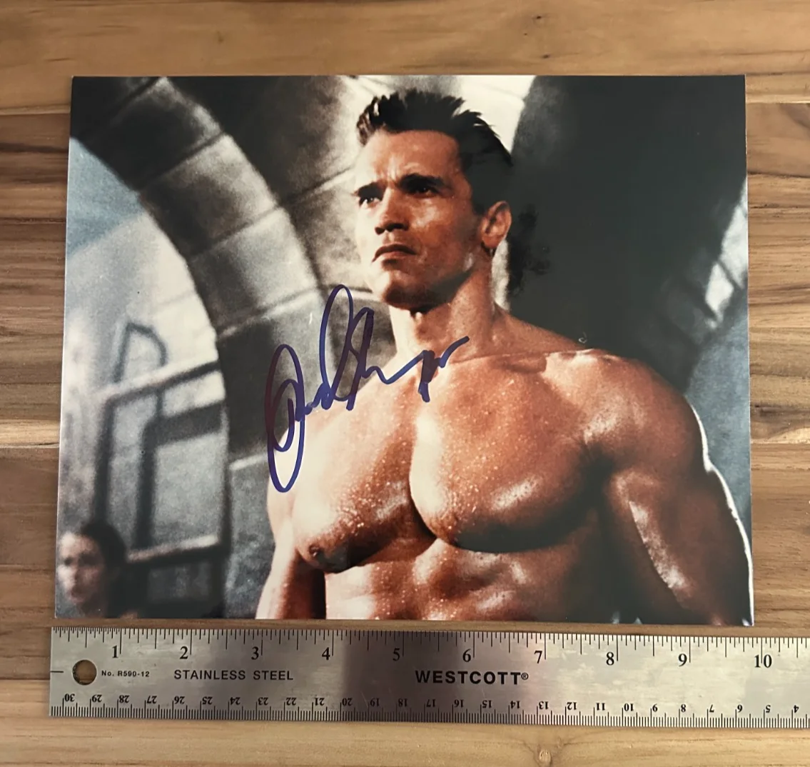 Arnold Schwarzenegger autographed signed 8x10 Photo with COA Bodybuilding, изображение 3