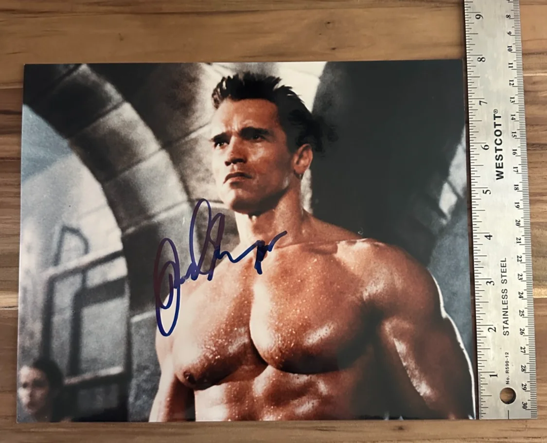 Arnold Schwarzenegger autographed signed 8x10 Photo with COA Bodybuilding, изображение 4