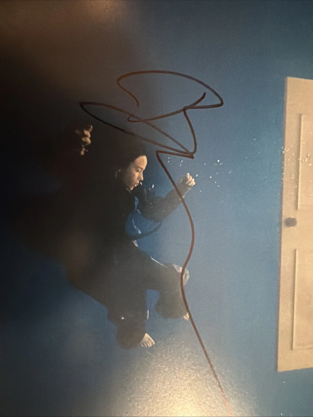 Billie Eilish — BILLIE EILISH HIT ME HARD and SOFT SIGNED VINYL LP COVER AUTOGRAPH, изображение 2