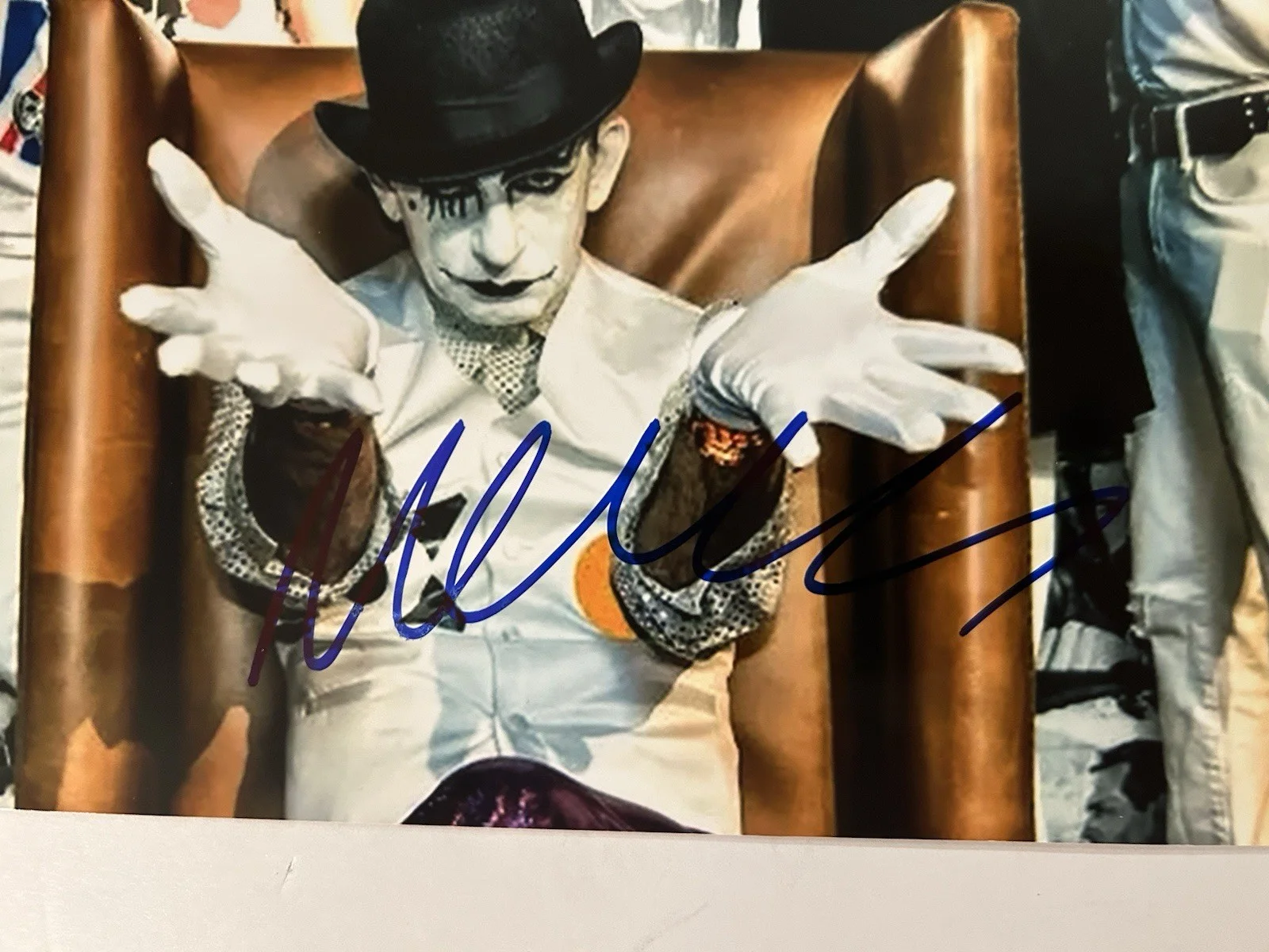 The Adicts Monkey Autographed 8x10 Photo w/ Proof Pic Keith Warren Punk Rock, изображение 2