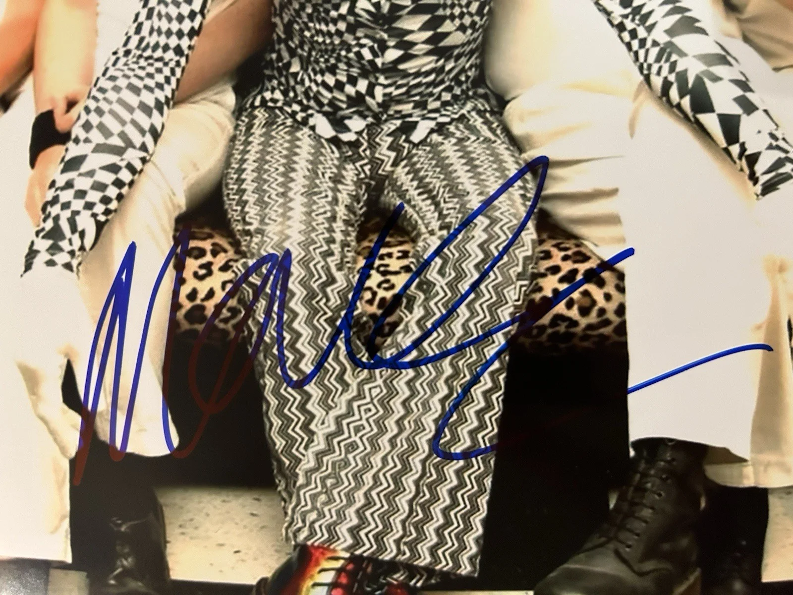 Monkey The Adicts Autographed 8x10 Photo w/ Proof Pic Keith Warren Punk Rock, image 2