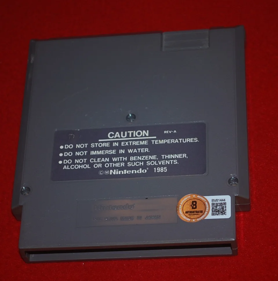 WILLIAM DANIELS — WILLIAM DANIELS SIGNED NINTENDO KNIGHT RIDER GAME KITT BECKETT COA BV81444, изображение 2
