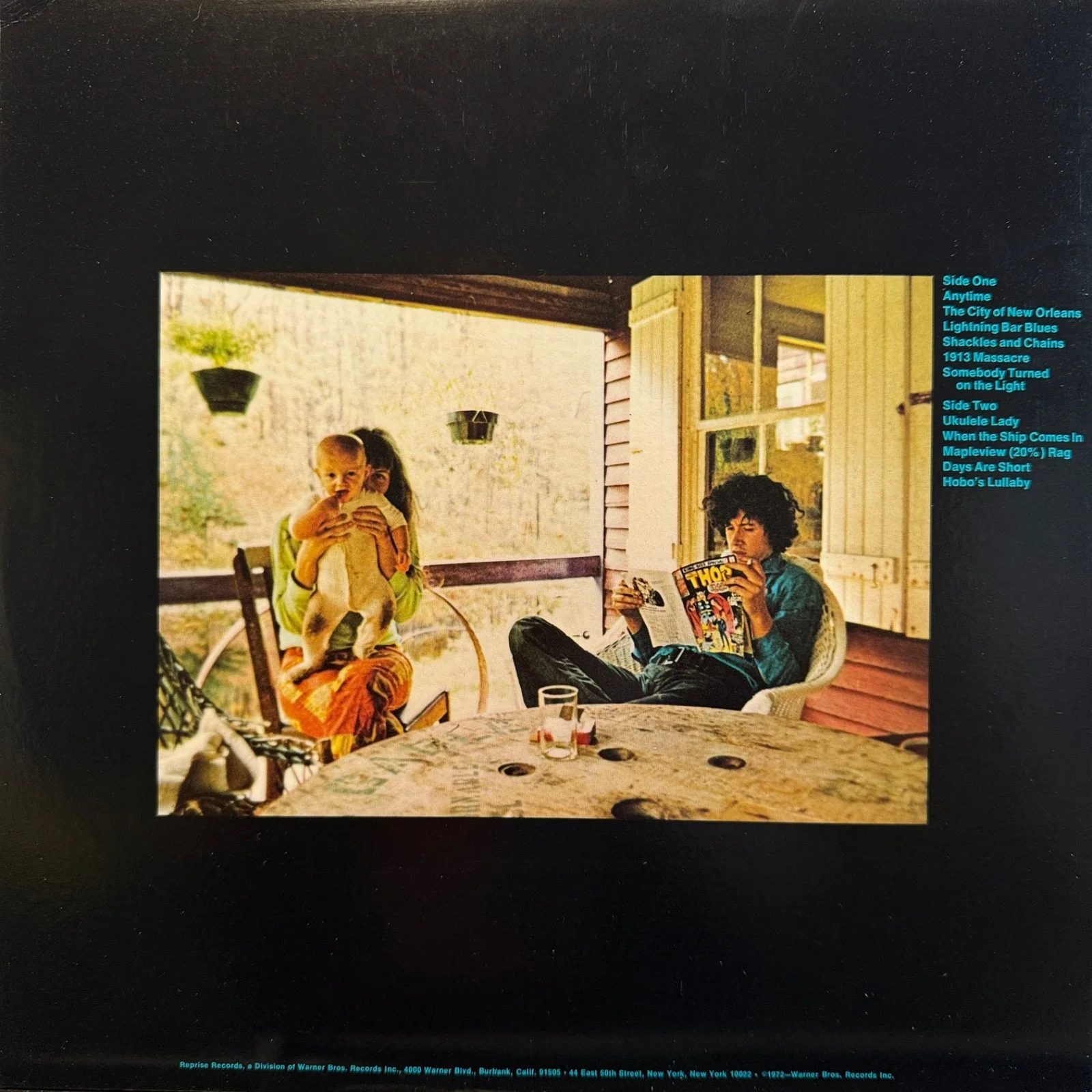 ARLO GUTHRIE "Hobo's Lullaby" AUTOGRAPHED "To Miro Arlo Guthrie" USA vinyl LP, изображение 5
