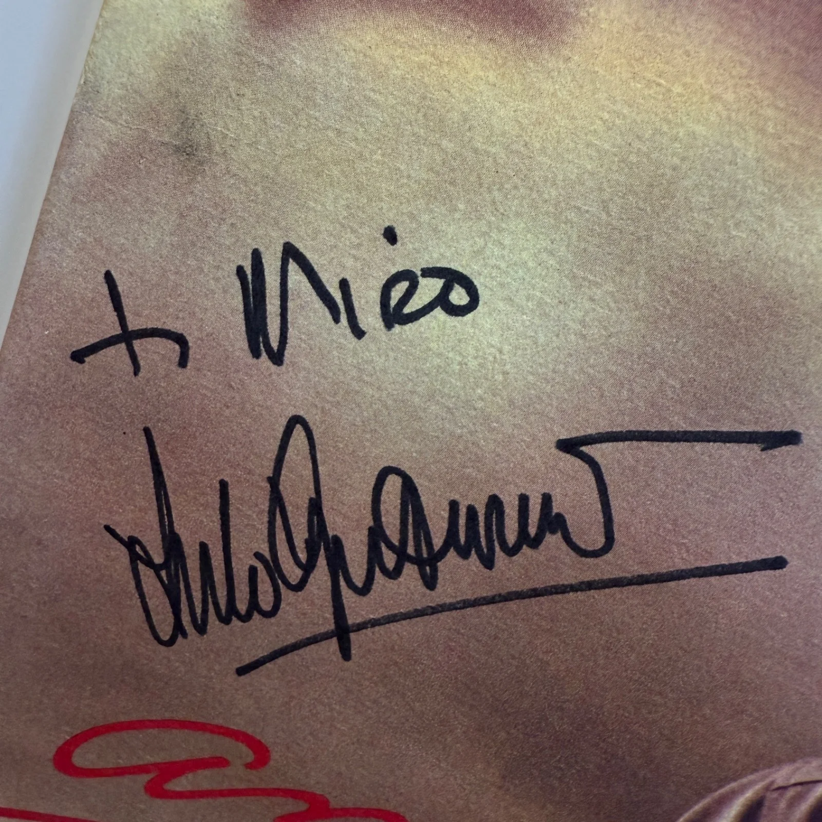 ARLO GUTHRIE "Amigo" AUTOGRAPHED "To Miro Arlo Guthrie" USA vinyl MS 2239, изображение 2