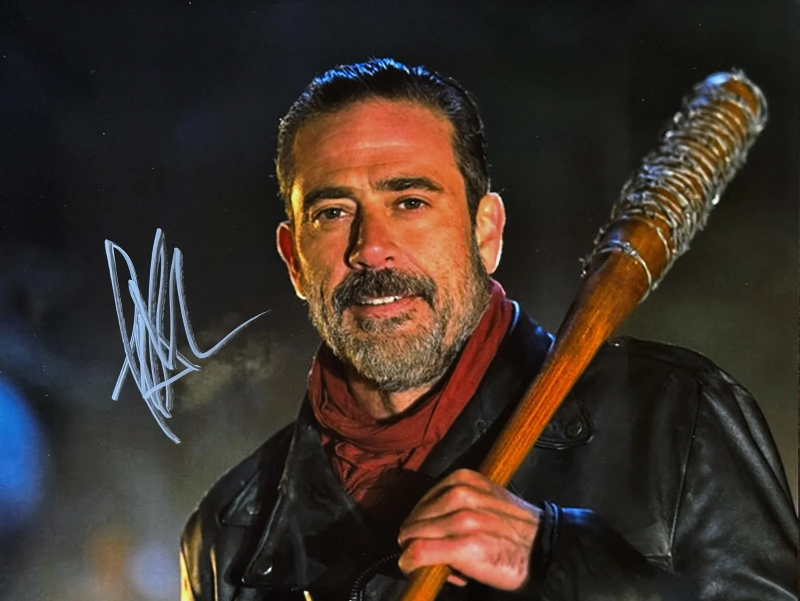 Jeffrey Dean Morgan — Jeffrey Dean Morgan, Signed 8x10 Autograph Photo, Negan, The Walking Dead
