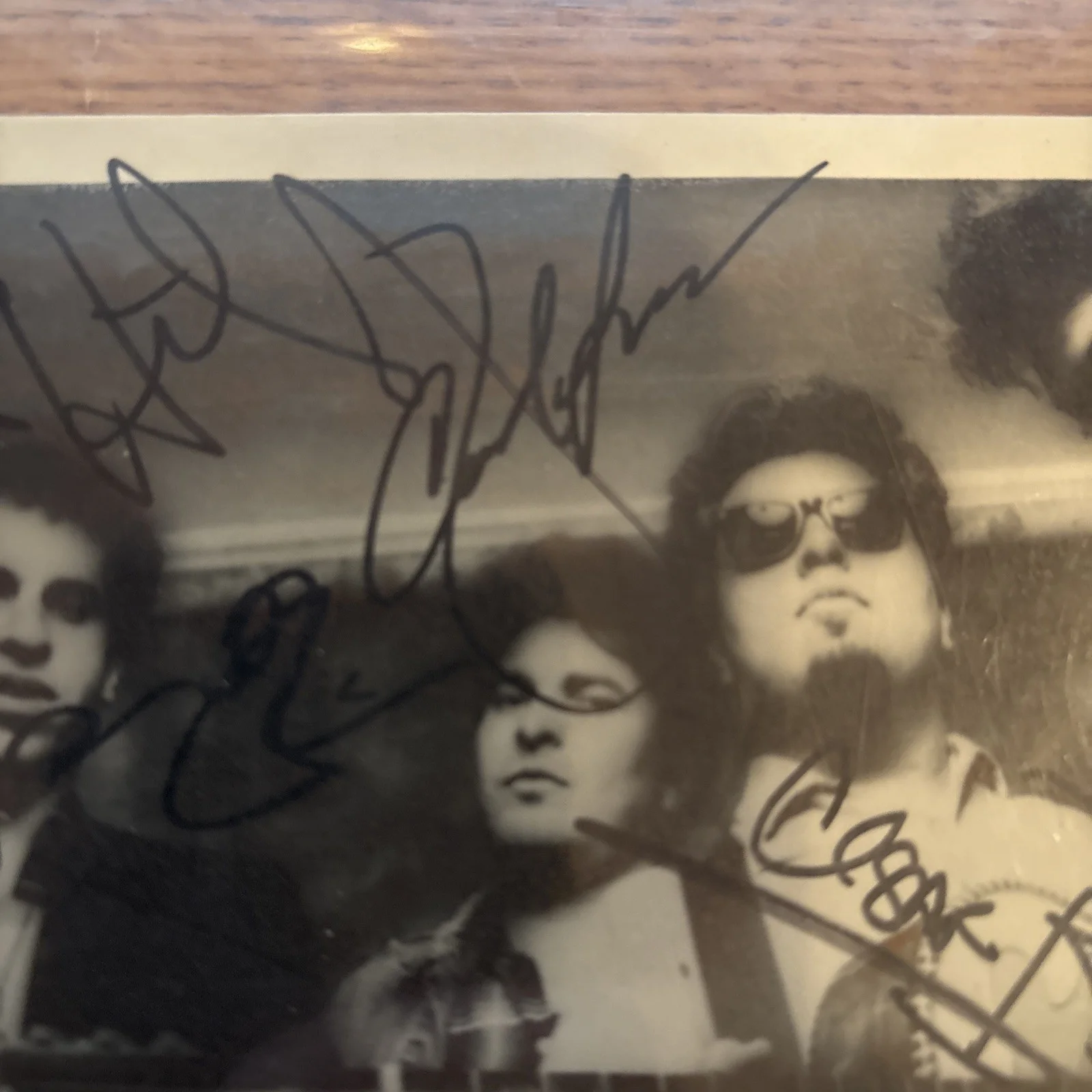 * LOS LOBOS * signed 8x10 photo * DAVID HIDALGO, LOUIE PEREZ & CONRAD * COA *, image 3