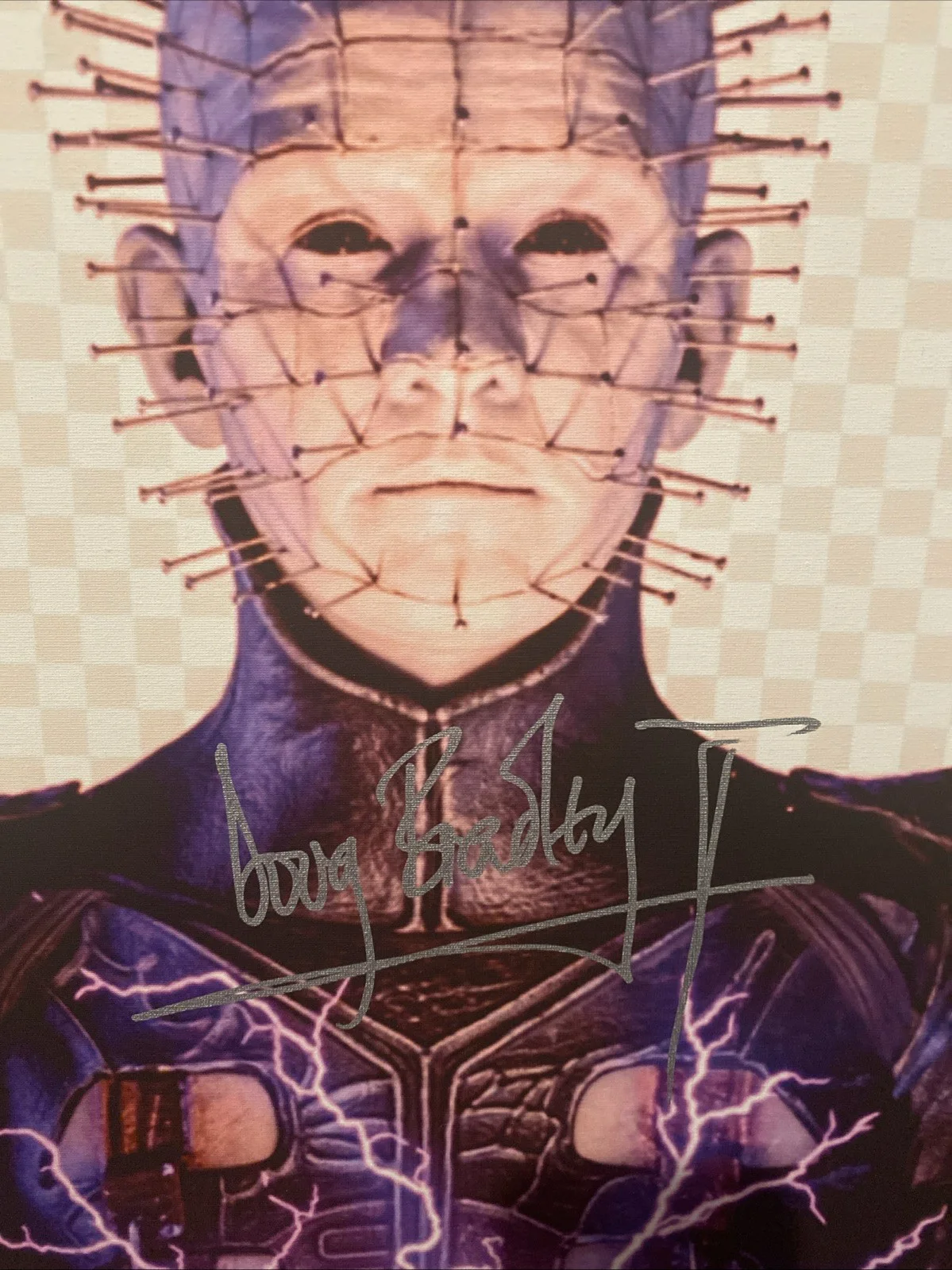 Hellraiser Canvas 16x20 Signed by Doug Bradley Movie, image 2