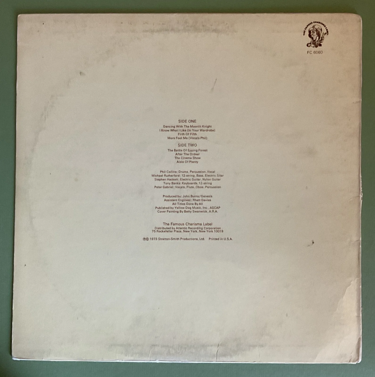 Genesis Group Signed Album / Autograph Peter Gabriel Phil Collins REAL & RR COAs, изображение 4