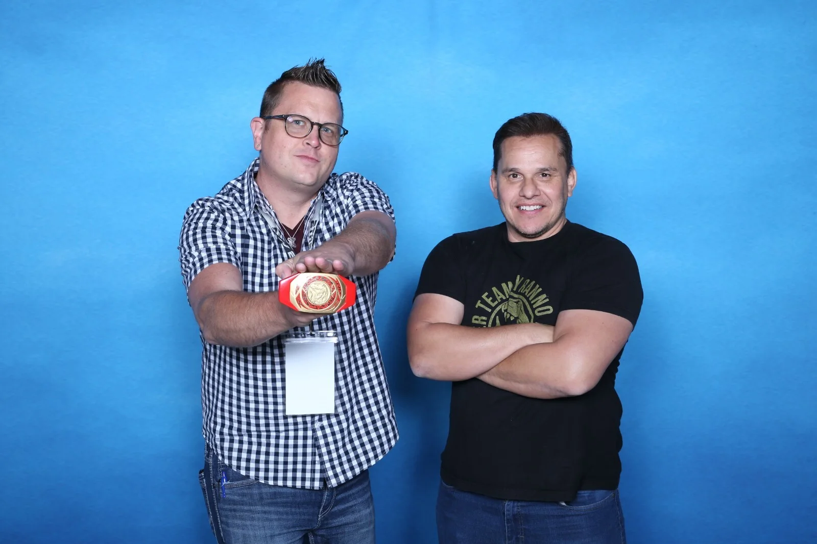Steve Cardenas — Power Rangers- Rocky the Red Ranger 8x10 photo signed by Steve Cardenas JSA COA, изображение 2