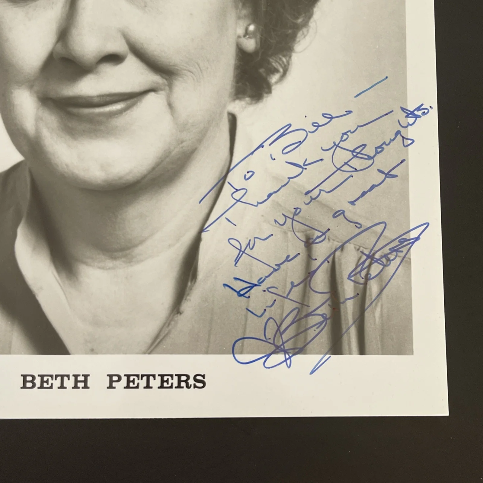 BETH PETERS of General Hospital: Hand Signed Celebrity Photo 8 x 10” / KSK, изображение 2