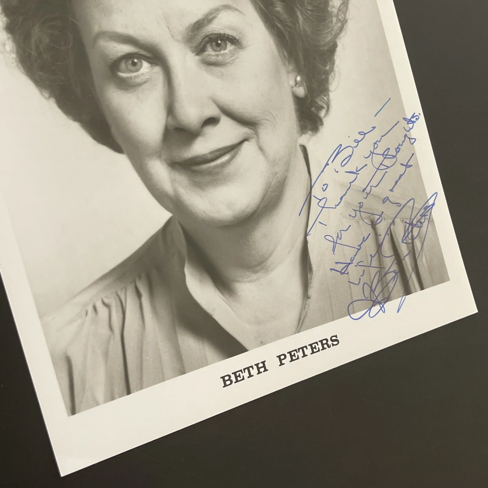 BETH PETERS of General Hospital: Hand Signed Celebrity Photo 8 x 10” / KSK, изображение 4