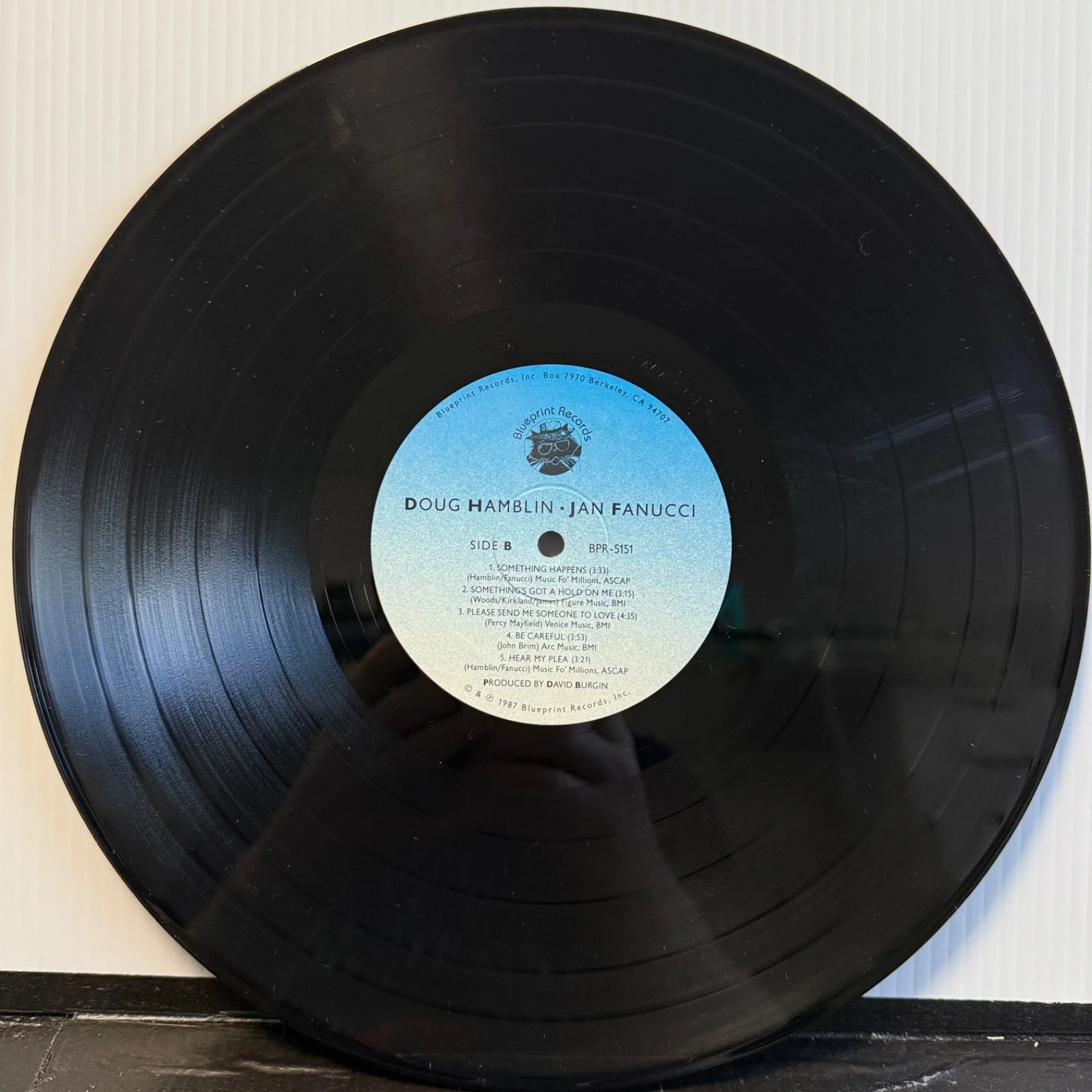 DOUG HAMBLIN • JAN FANUCCI - AUTOGRAPHED To Miro USA vinyl BPR-5151 cutcorner NM, изображение 5