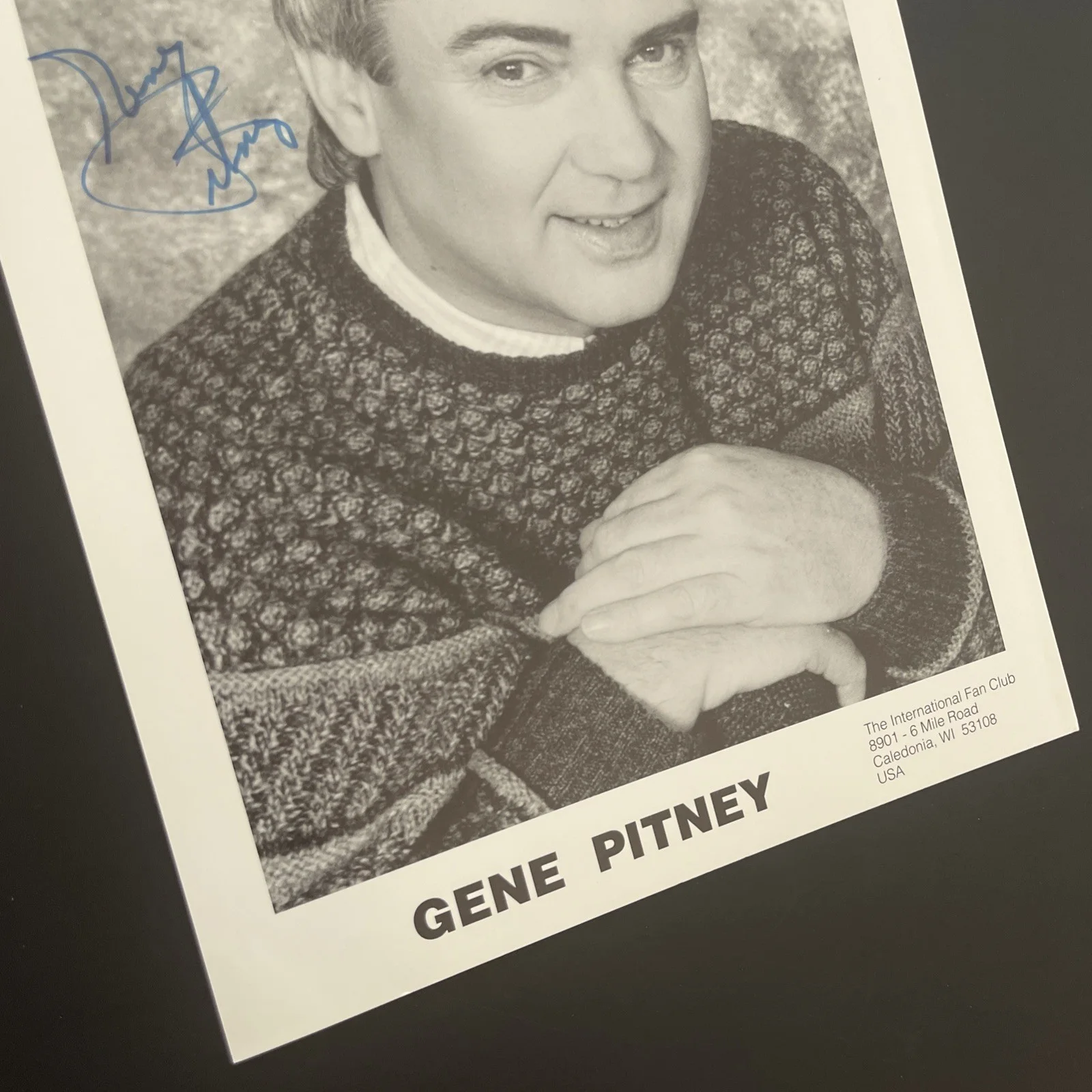 GENE PITNEY Singer & Songwriter: Hand Signed Celebrity Photo 8 x 10” / KSK, изображение 4