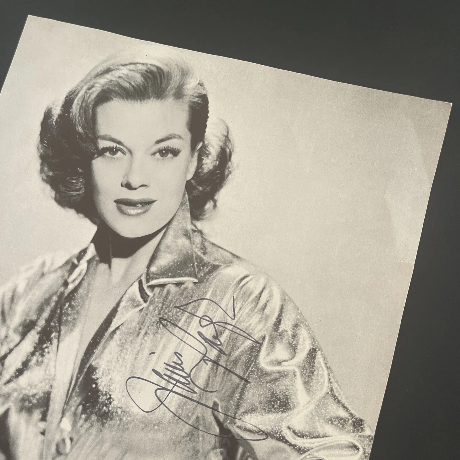 JANIS PAIGE Golden Age Of Hollywood: Hand Signed Celebrity Photo 8.5 x 11” / KSK, изображение 4
