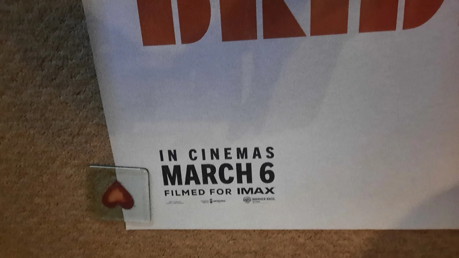 THE BRIDE! Original UK Quad Cinema Poster Christian Bale Jessie Buckley, изображение 5