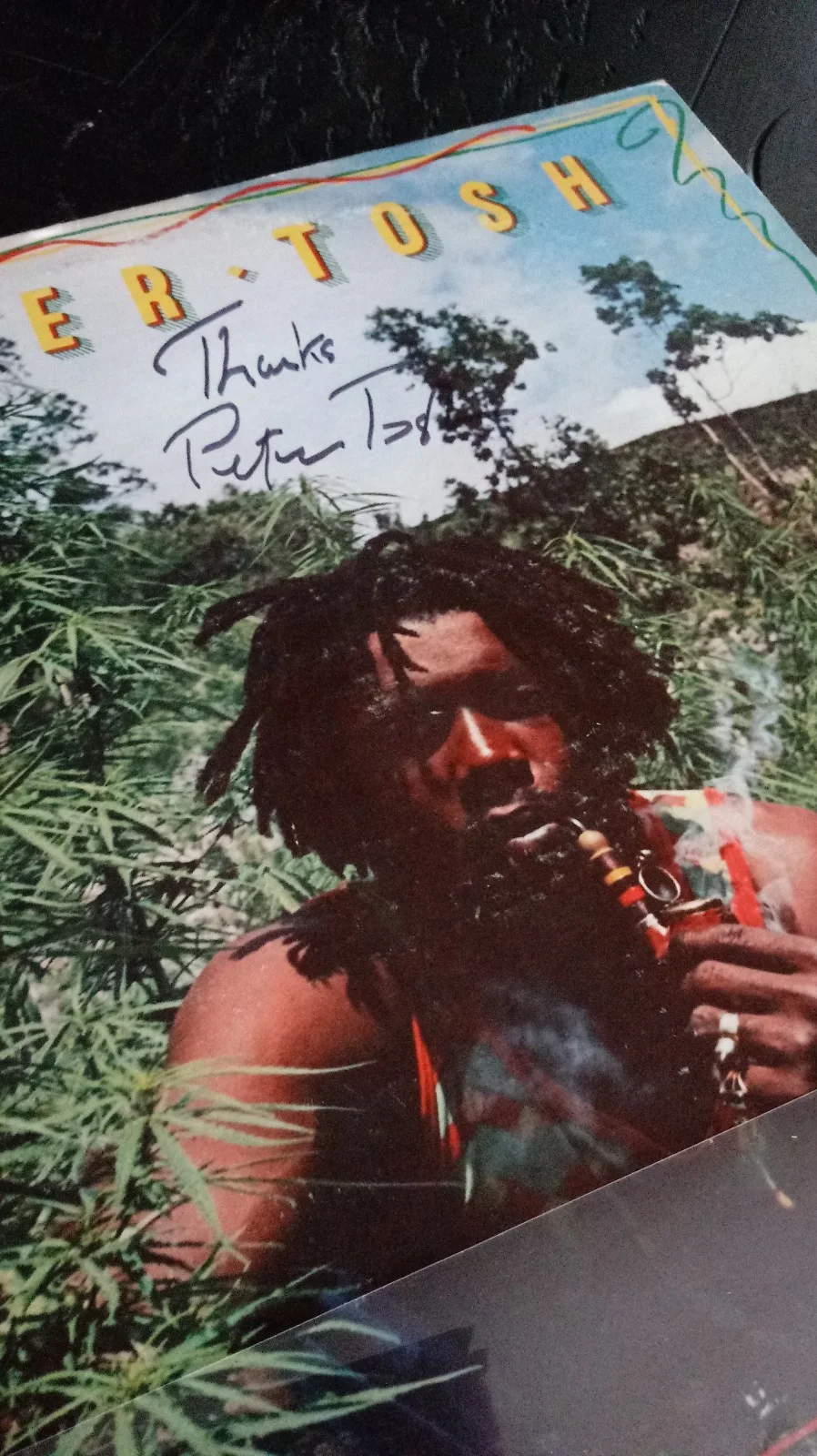 SIGNED Peter Tosh LEGALIZE IT Album HTF Reggae RARE Rasta AUTOGRAPHED Bob Marley, изображение 3