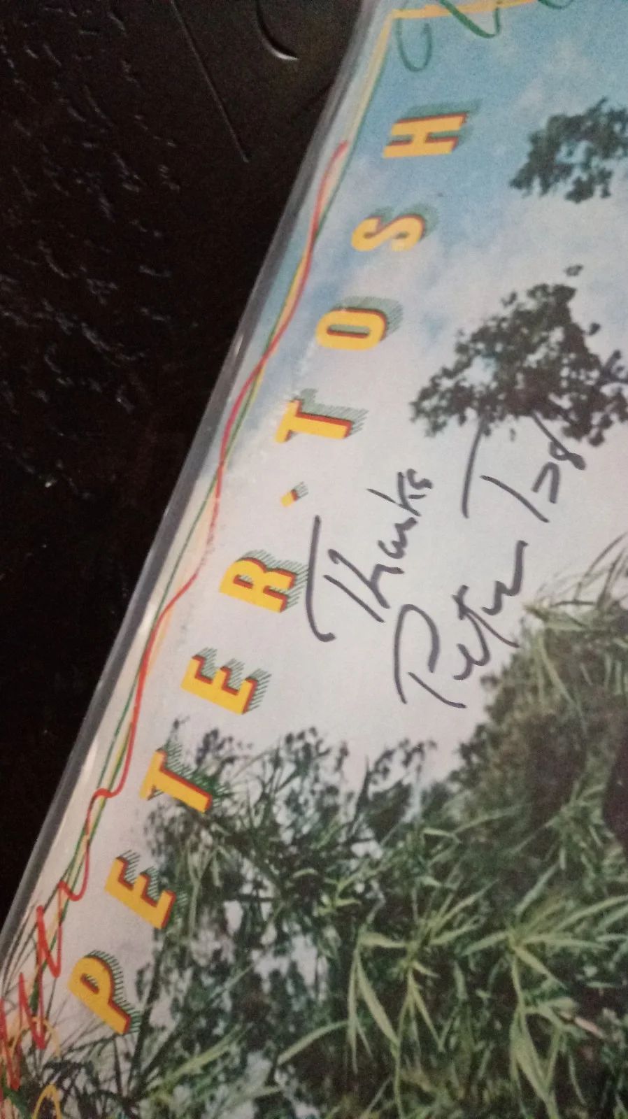 SIGNED Peter Tosh LEGALIZE IT Album HTF Reggae RARE Rasta AUTOGRAPHED Bob Marley, изображение 5