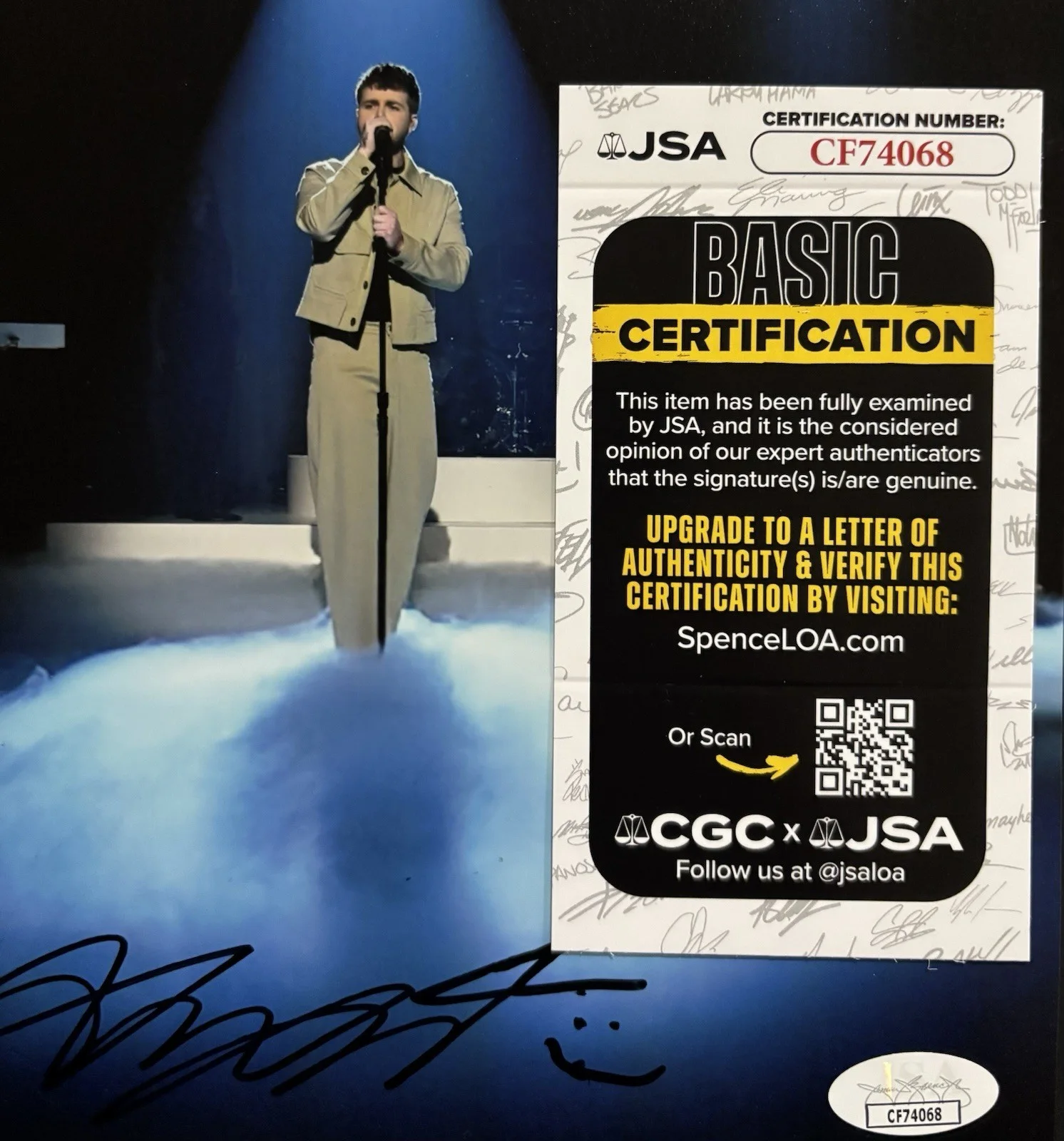 Alex WARREN Signed 8 x 10 Photo! Music STAR! TIKTOK! “Ordinary” JSA COA, изображение 3
