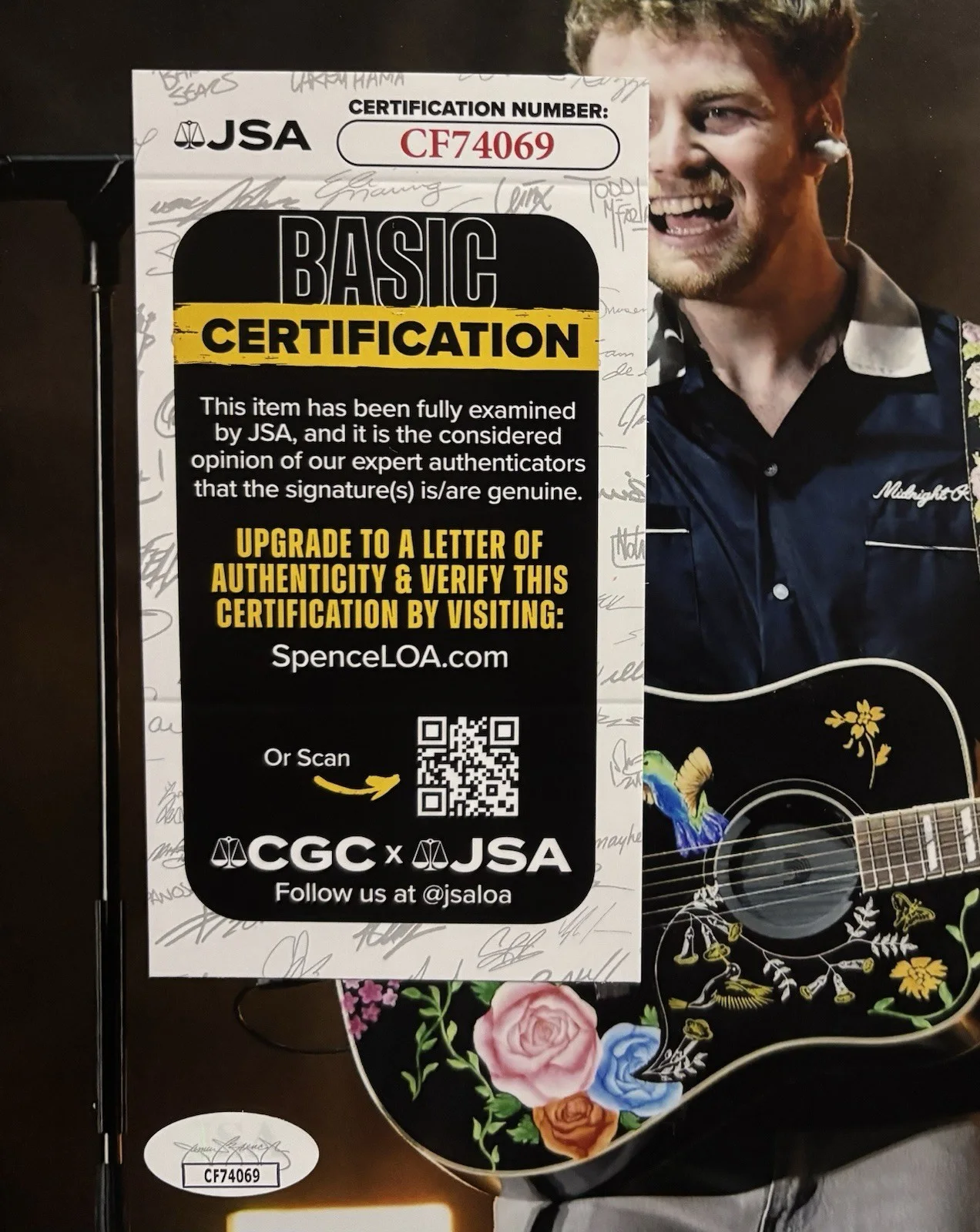 Alex WARREN Signed 8 x 10 Photo! Music STAR! TIKTOK! “Ordinary” JSA COA, изображение 3
