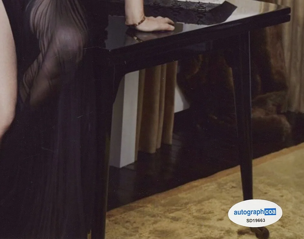 JULIANNE MOORE — Julianne Moore signed Autographed 8x10 Photo PROOF b Hot SEXIEST Dress ACOA COA, изображение 5