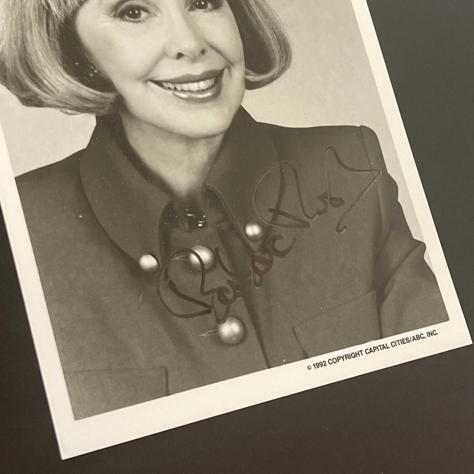 BARBARA RUSH of All My Children: Hand Signed Celebrity Photo 7 x 9” / KSK, изображение 4