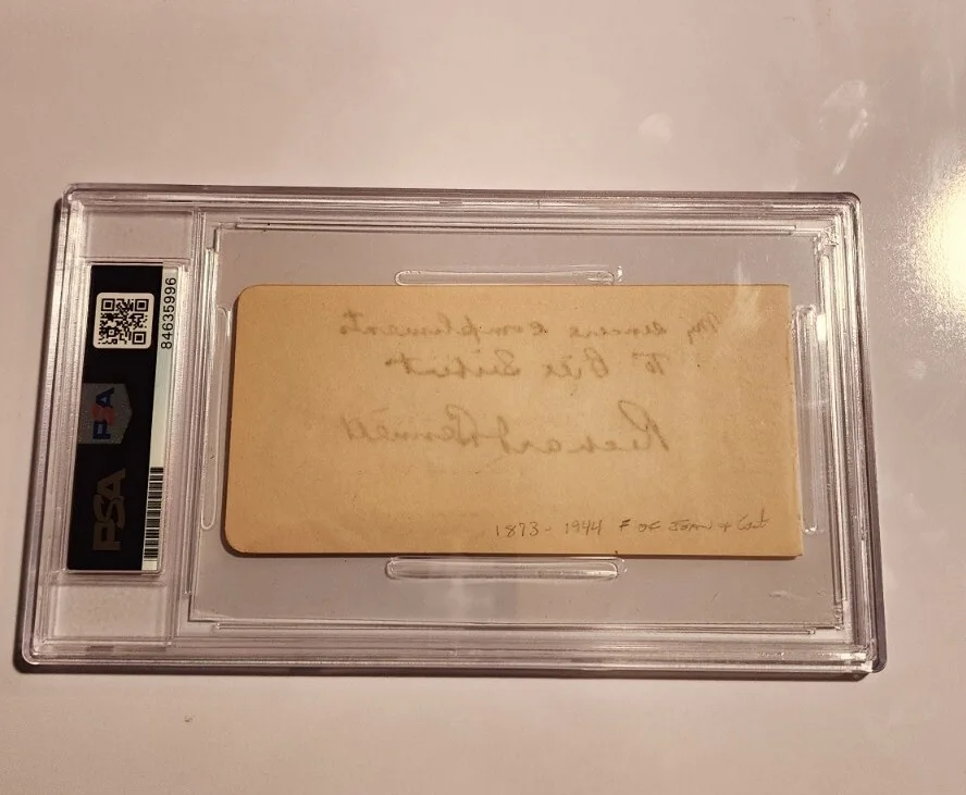Richard Bennett PSA DNA Autograph Actor Auto Signed Cut 1890s Rare Hollywood, изображение 2