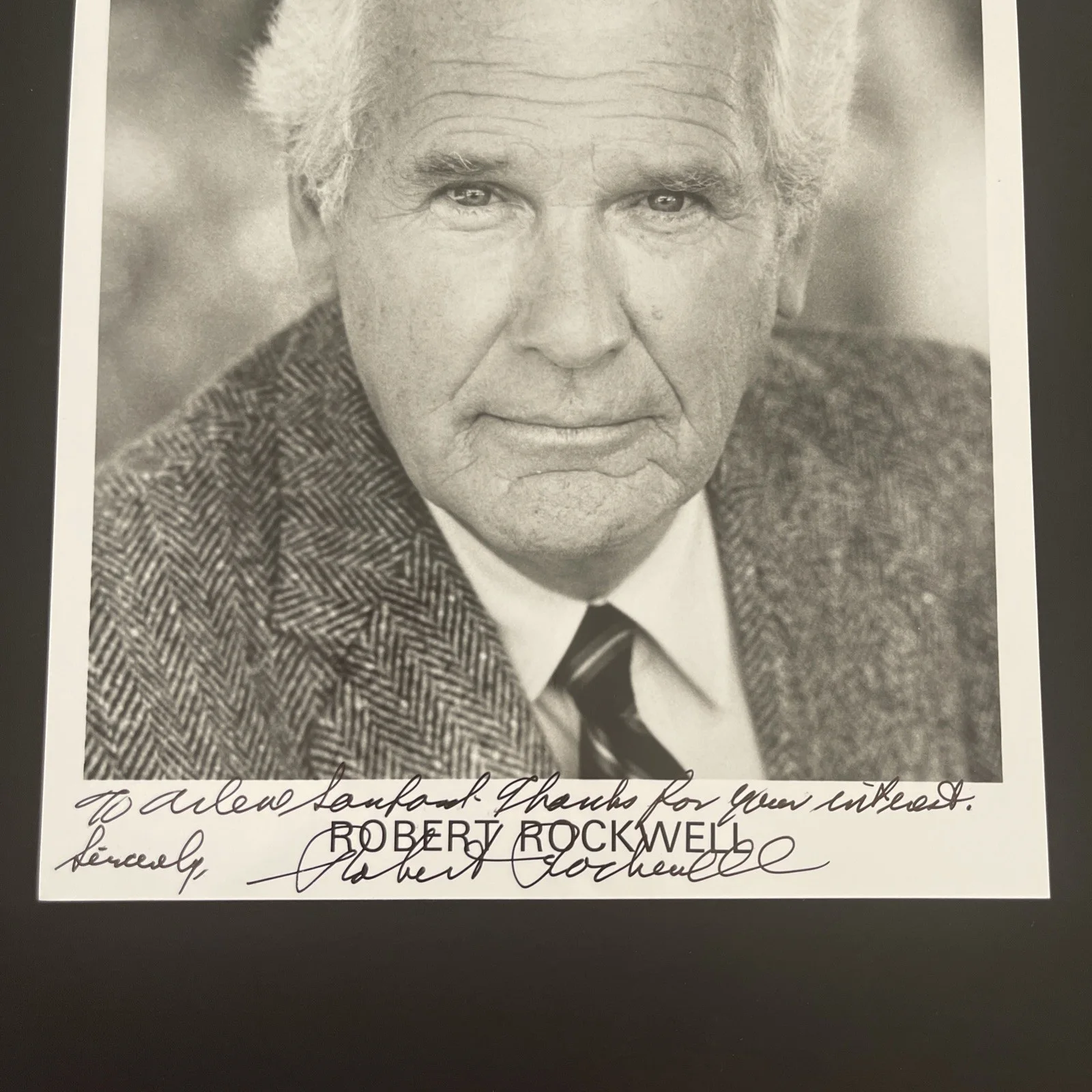 ROBERT ROCKWELL: Hand Signed Celebrity Photo 8 x 10” / KSK, изображение 2