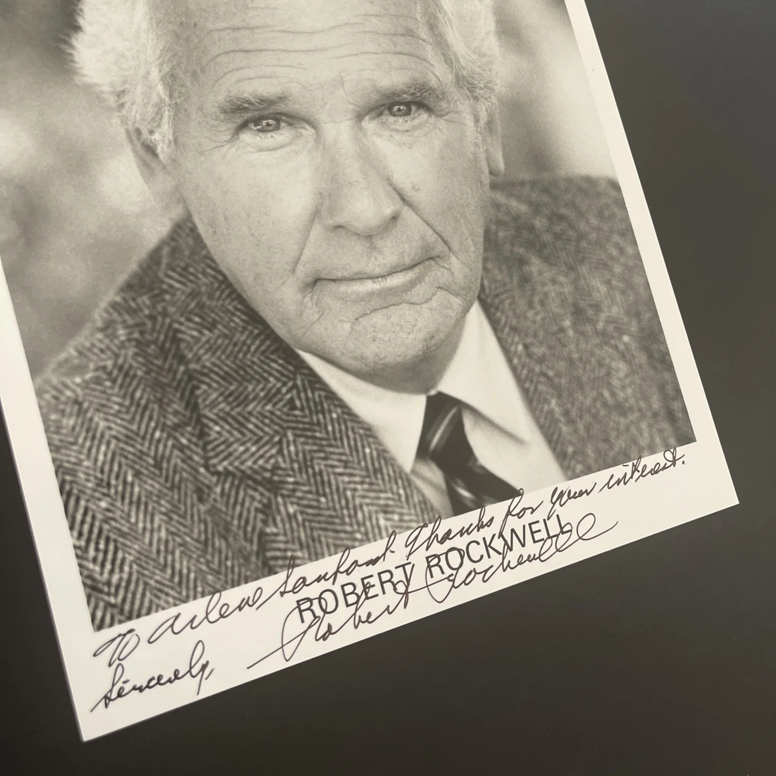 ROBERT ROCKWELL: Hand Signed Celebrity Photo 8 x 10” / KSK, изображение 4