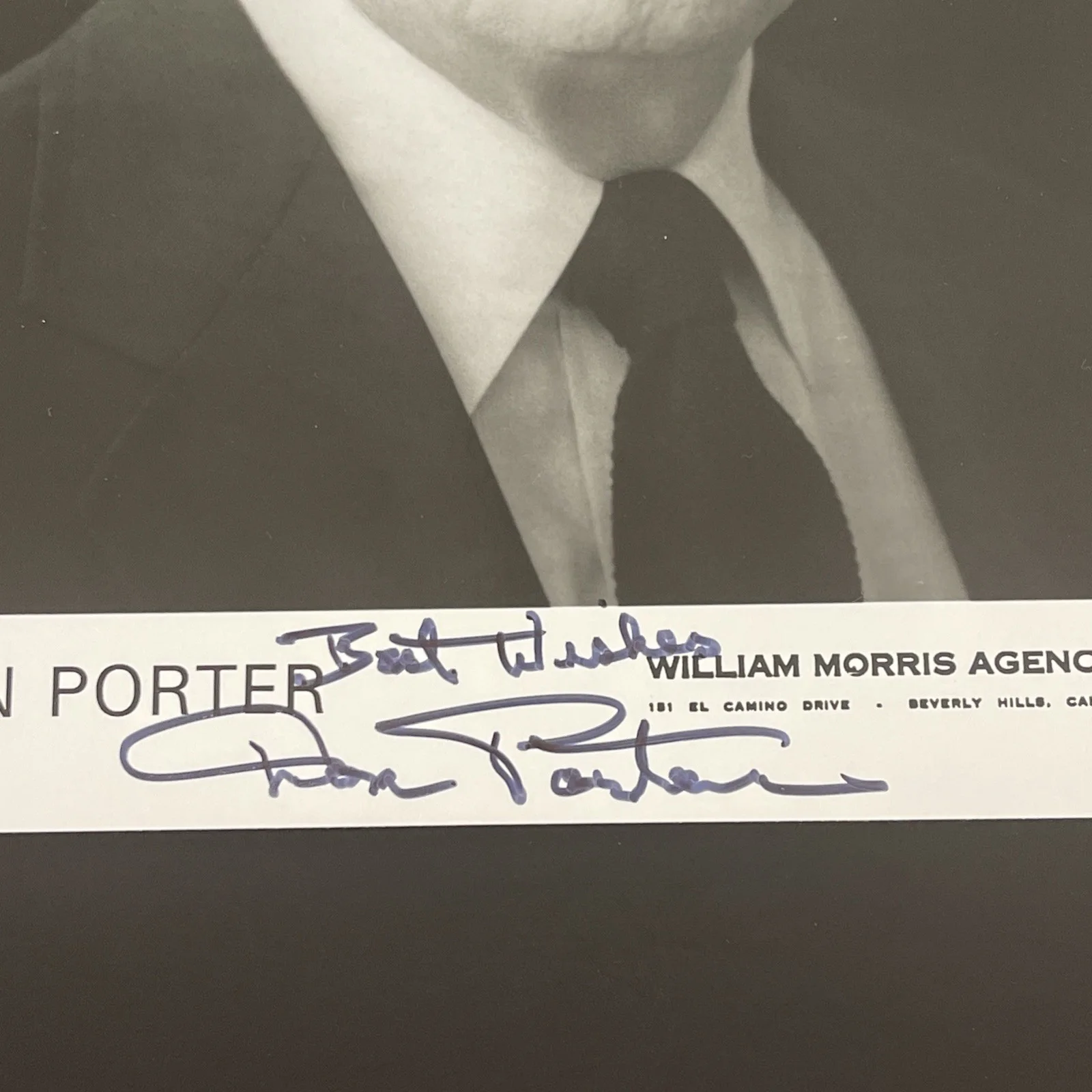 DON PORTER: Hand Signed Celebrity Photo 8 x 10” / KSK, image 2