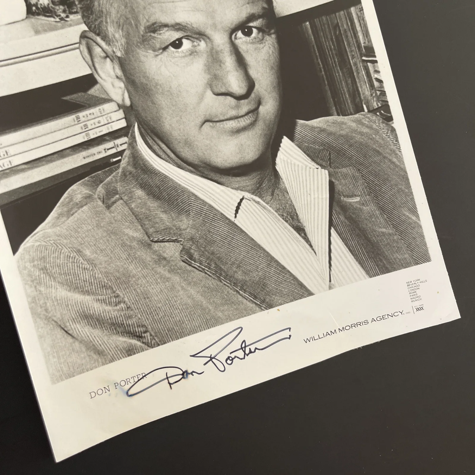 DON PORTER: Hand Signed Celebrity Photo 8 x 10” / KSK, изображение 4