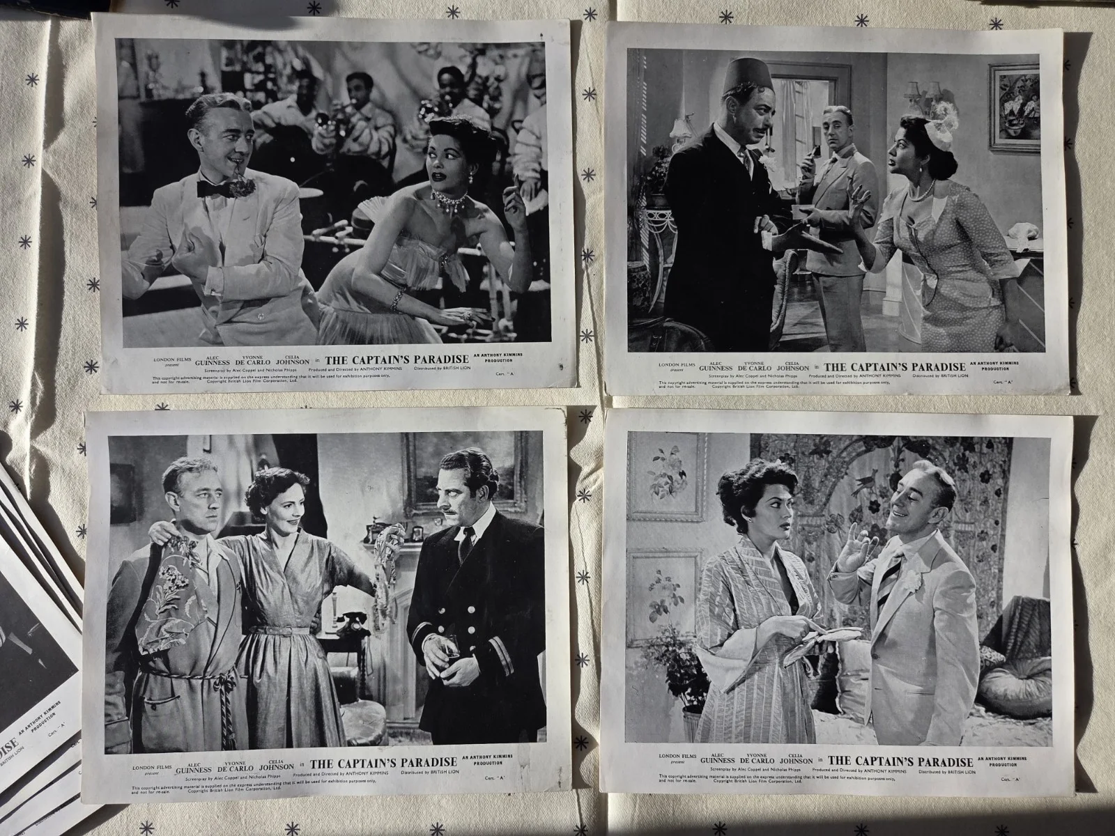 The Captain's Paradise Publicity Photographs / Lobby Cards 10" by 8", image 2