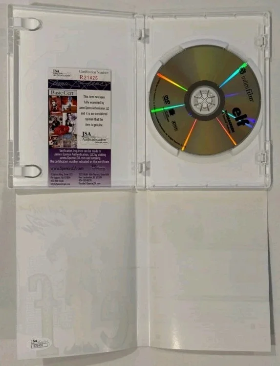 Will Ferrell — Will Ferrell Autographed DVD Insert “Best Wishes” Elf Movie Full DVD JSA COA, изображение 3