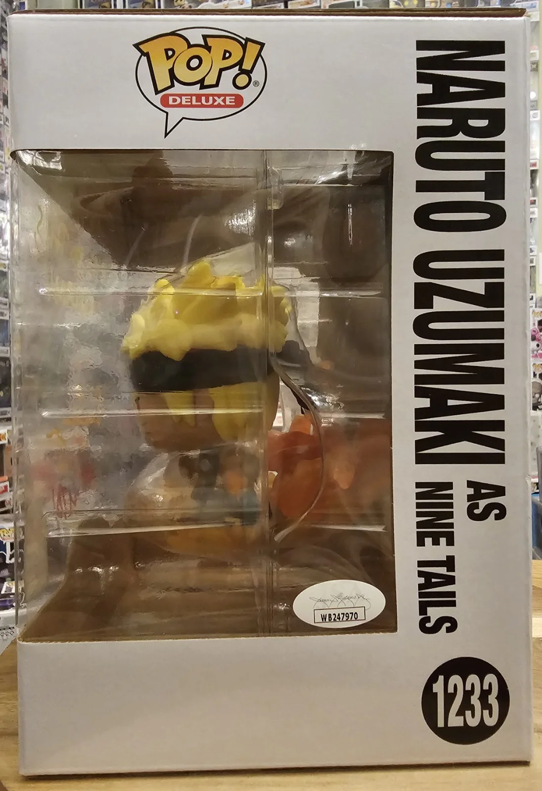 Maile Flanagan — Funko Pop Naruto Uzumaki As The Nine Tails #1233 Maile Flanagan Signed JSA COA, изображение 5