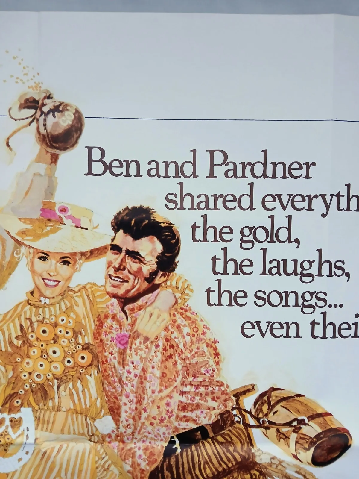 PAINT YOUR WAGON (1969) original UK QUAD POSTER - Lee Marvin, Clint Eastwood, изображение 4