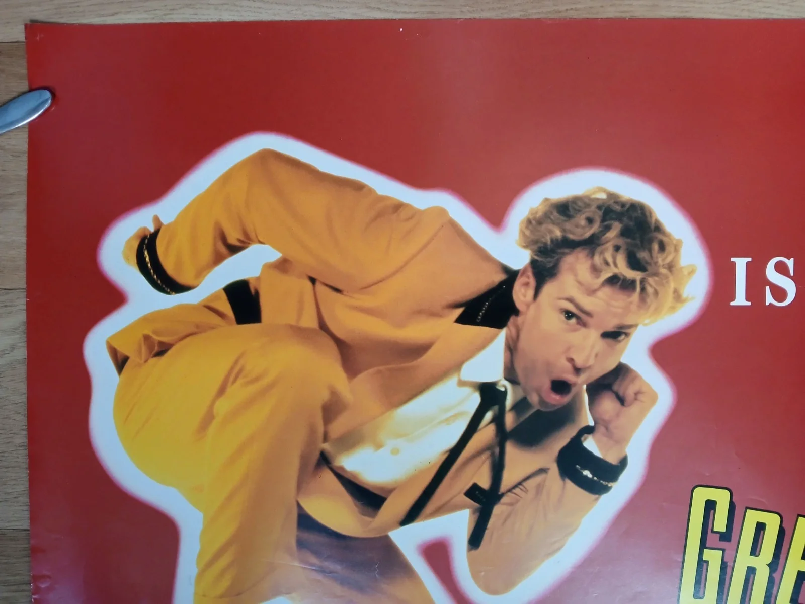 GREAT BALLS OF FIRE (1989) original rolled UK quad poster - Dennis Quaid, image 2