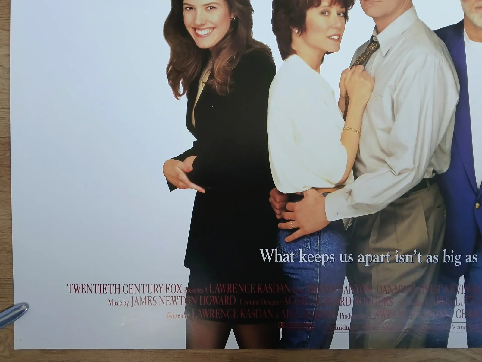 GRAND CANYON (1991) original quad poster -Danny Glover, Kevin Kline,Steve Martin, image 4