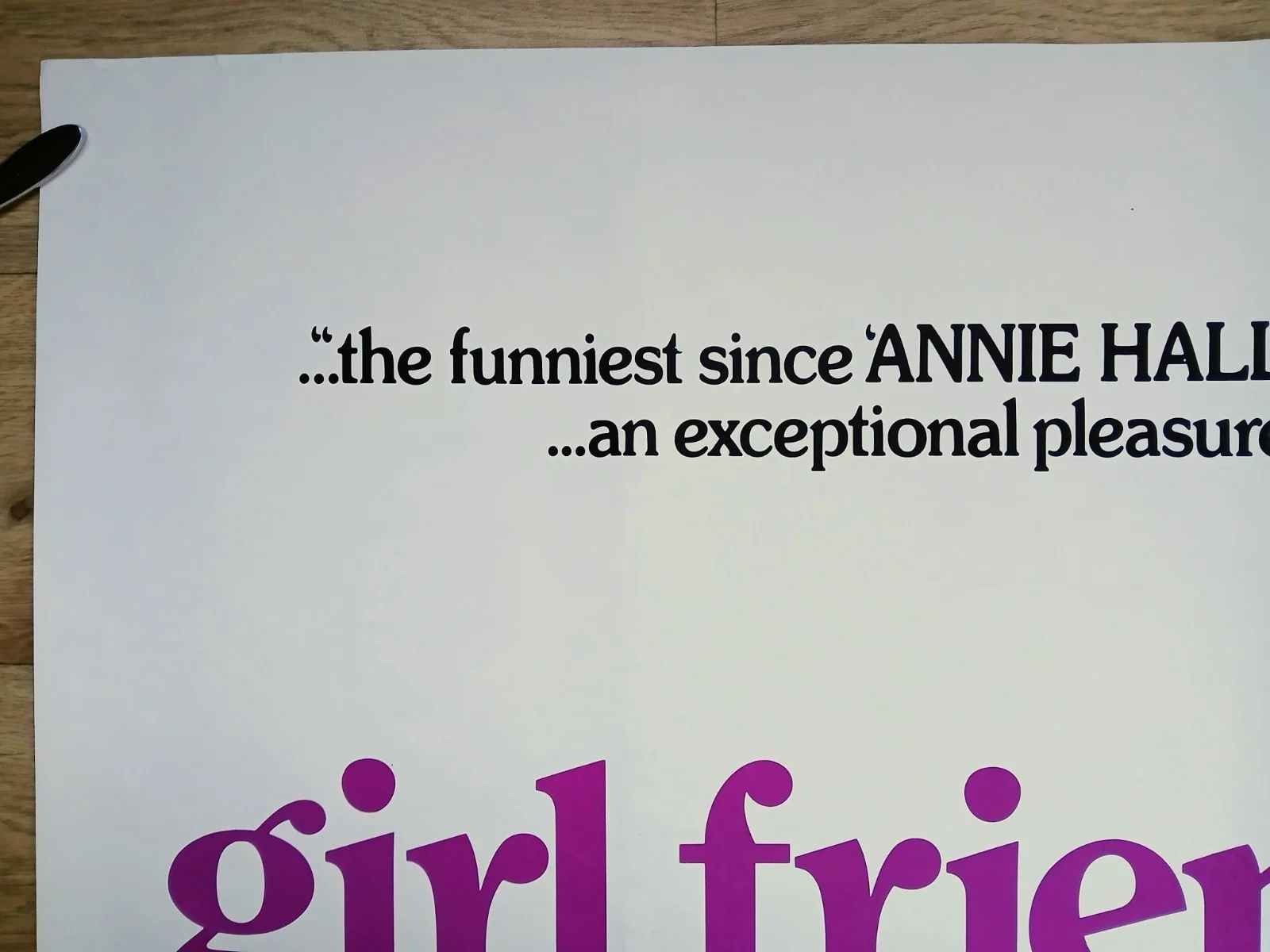 GIRL FRIENDS (1978) original UK quad poster - Melanie Mayron, Eli Wallach, изображение 2