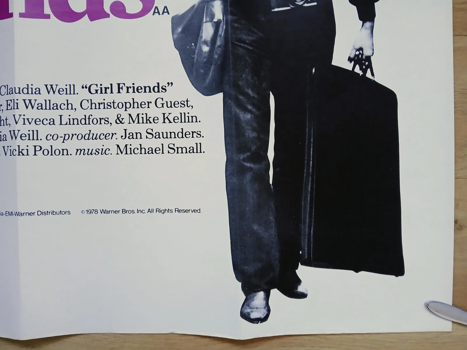 GIRL FRIENDS (1978) original UK quad poster - Melanie Mayron, Eli Wallach, изображение 5
