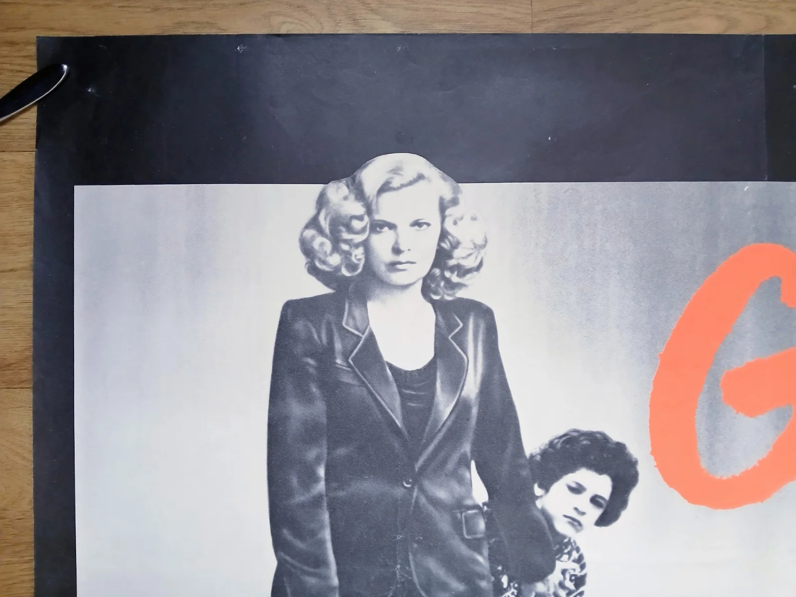 GLORIA (1980) rare original UK quad poster - Gena Rowlands Mafia crime thriller, изображение 2