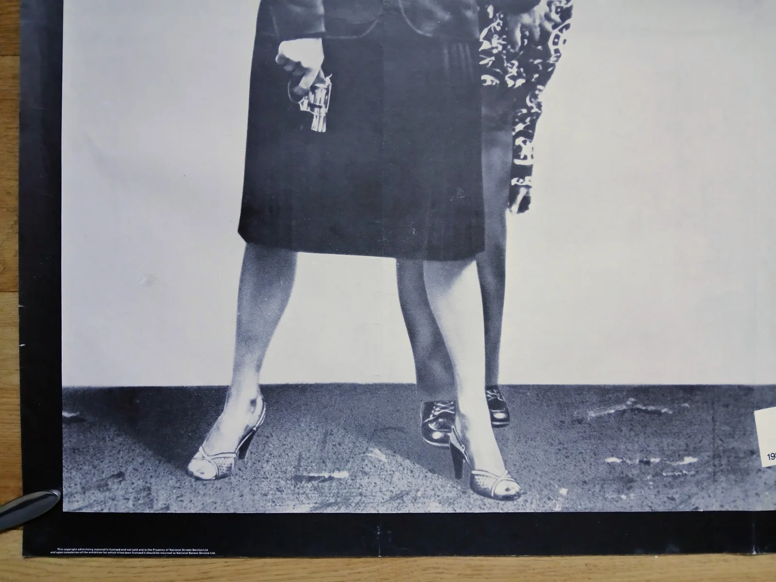 GLORIA (1980) rare original UK quad poster - Gena Rowlands Mafia crime thriller, изображение 4