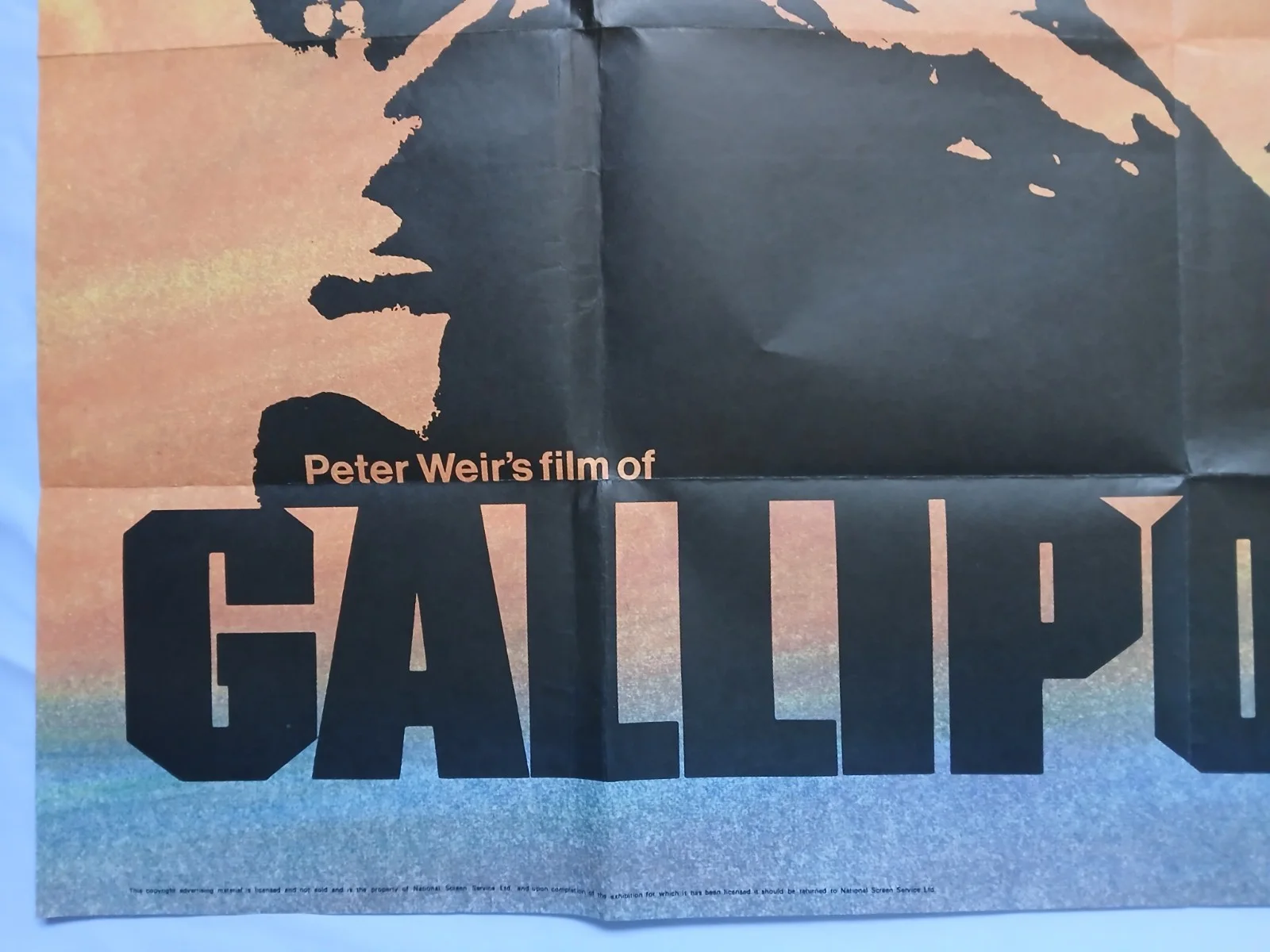 GALLIPOLI (1981) original UK quad poster - Peter Weir - Mel Gibson, Mark Lee, изображение 4
