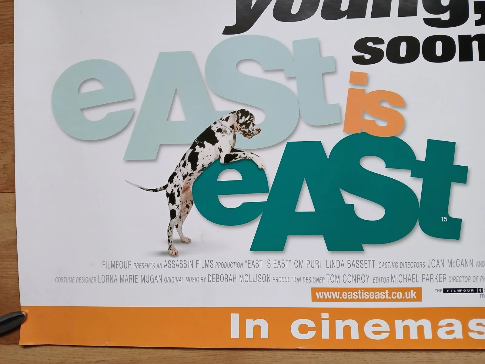 EAST IS EAST (1999) original rolled double-sided UK quad poster, image 4