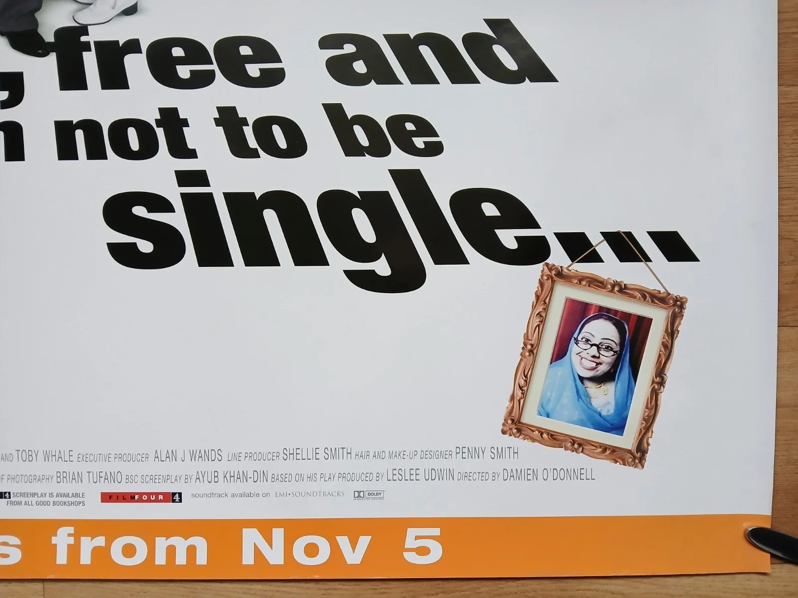 EAST IS EAST (1999) original rolled double-sided UK quad poster, image 5