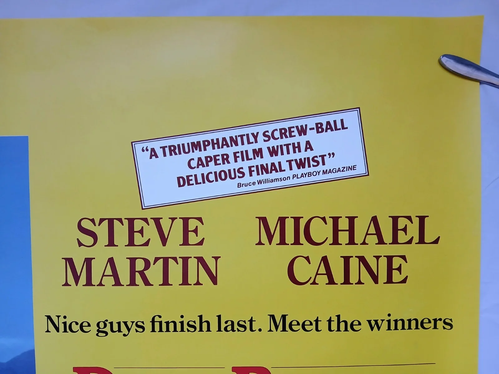 DIRTY ROTTEN SCOUNDRELS (1988) original quad poster -Steve Martin, Michael Caine, изображение 3