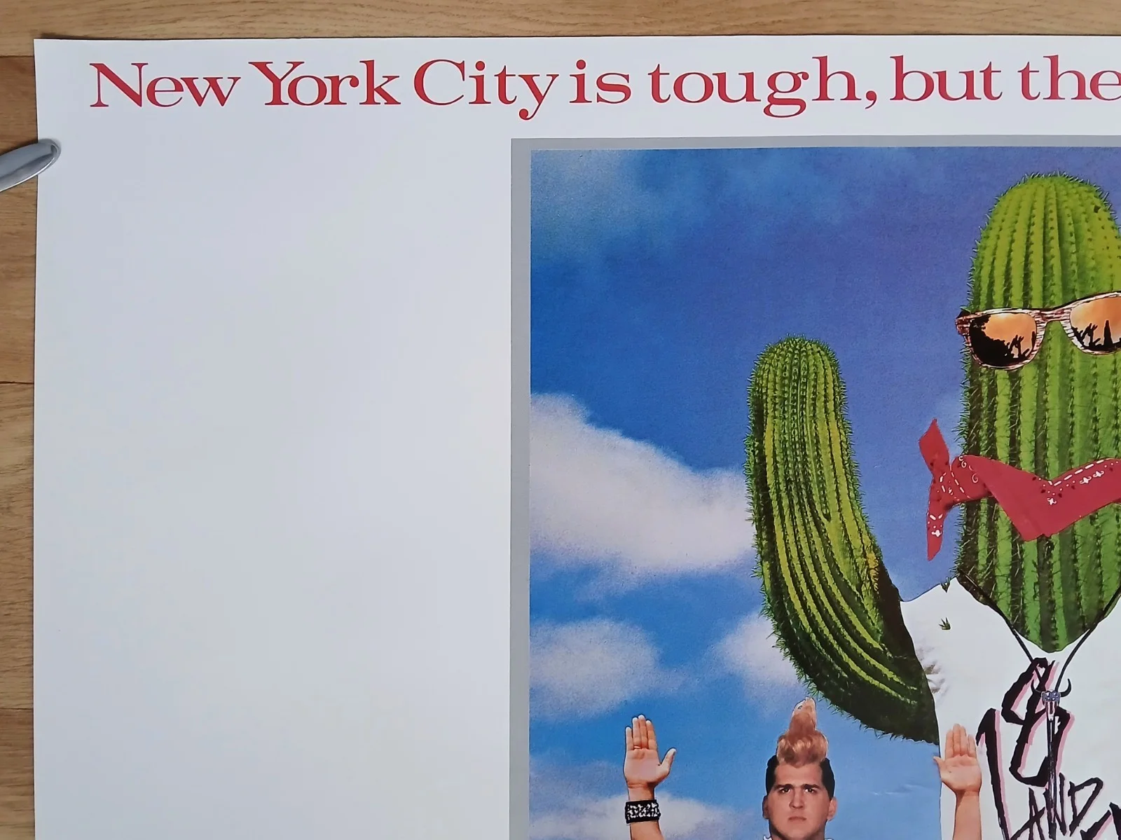 DUDES (1987) rare rolled original UK quad poster - Penelope Spheeris teen comedy, изображение 2